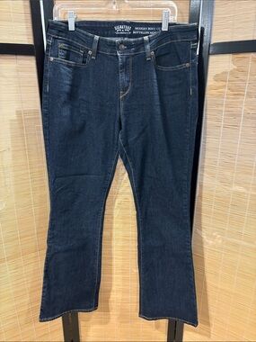 Signature Dark Indigo Boot-Cut Jeans